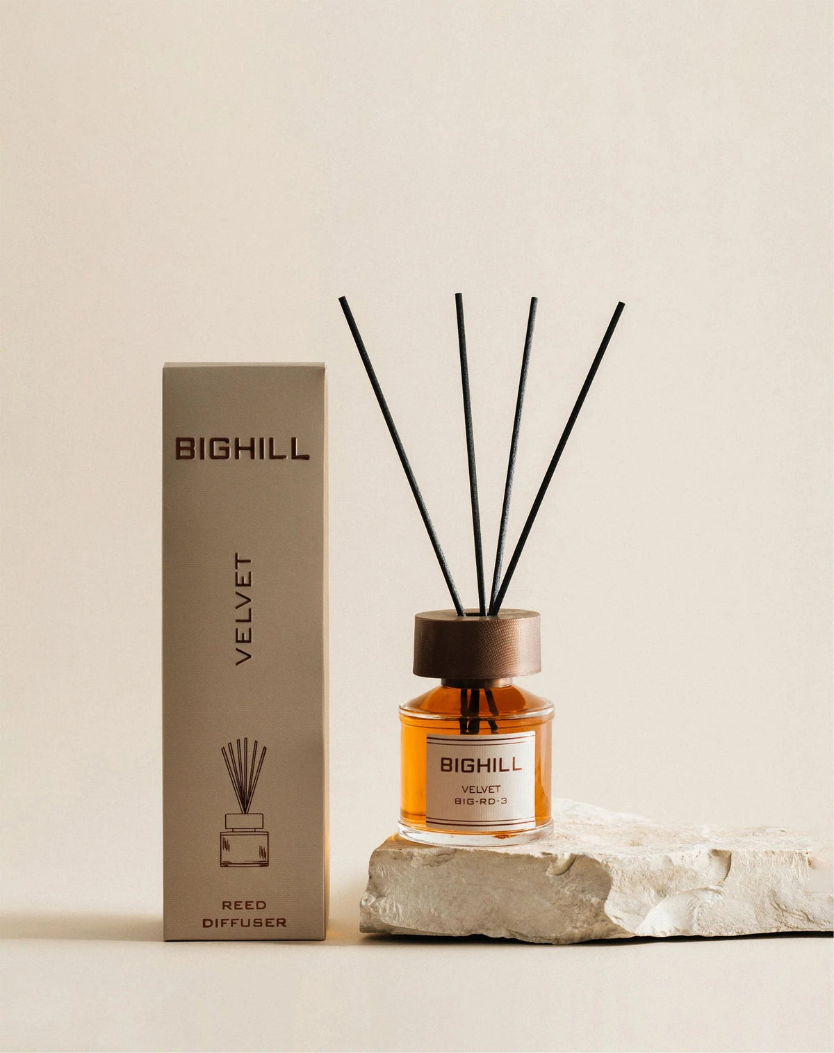 BIGHILL Home Fragrance Air Freshener - Velvet 120ml (4 Fl.Oz)