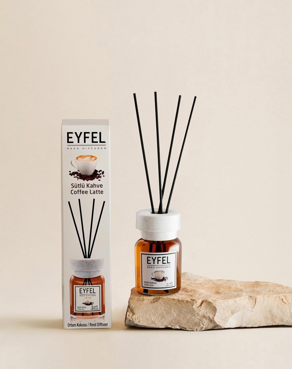 EYFEL Home Fragrance - Coffee Latte 120ml (4 Fl.Oz.)