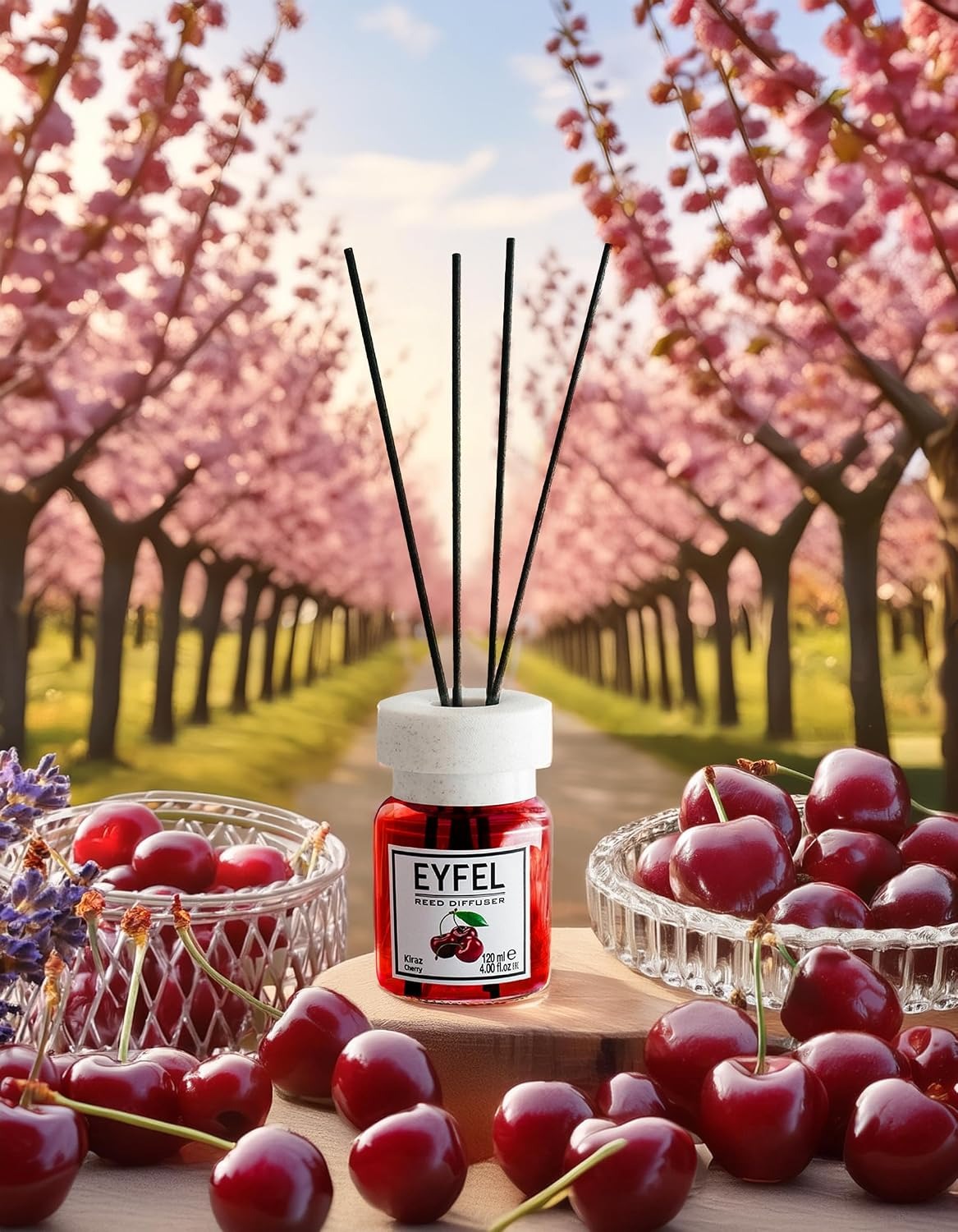 EYFEL Home Fragrance - Cherry 120ml (4 Fl.Oz.)