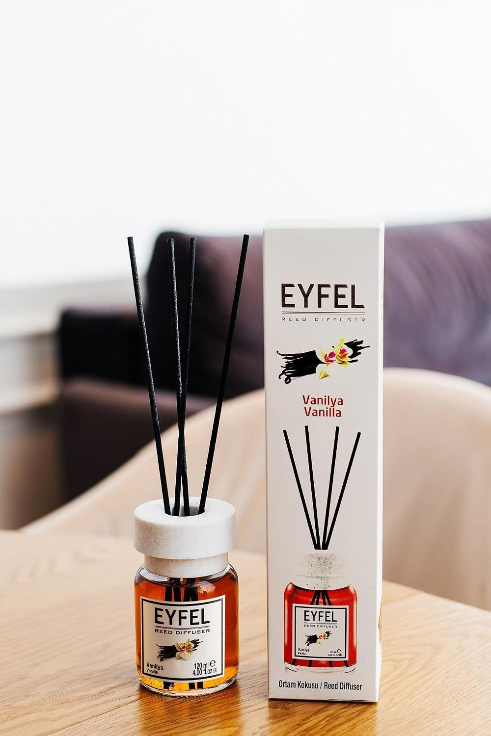 EYFEL Home Fragrance - Vanilla 120ml (4 Fl.Oz.)